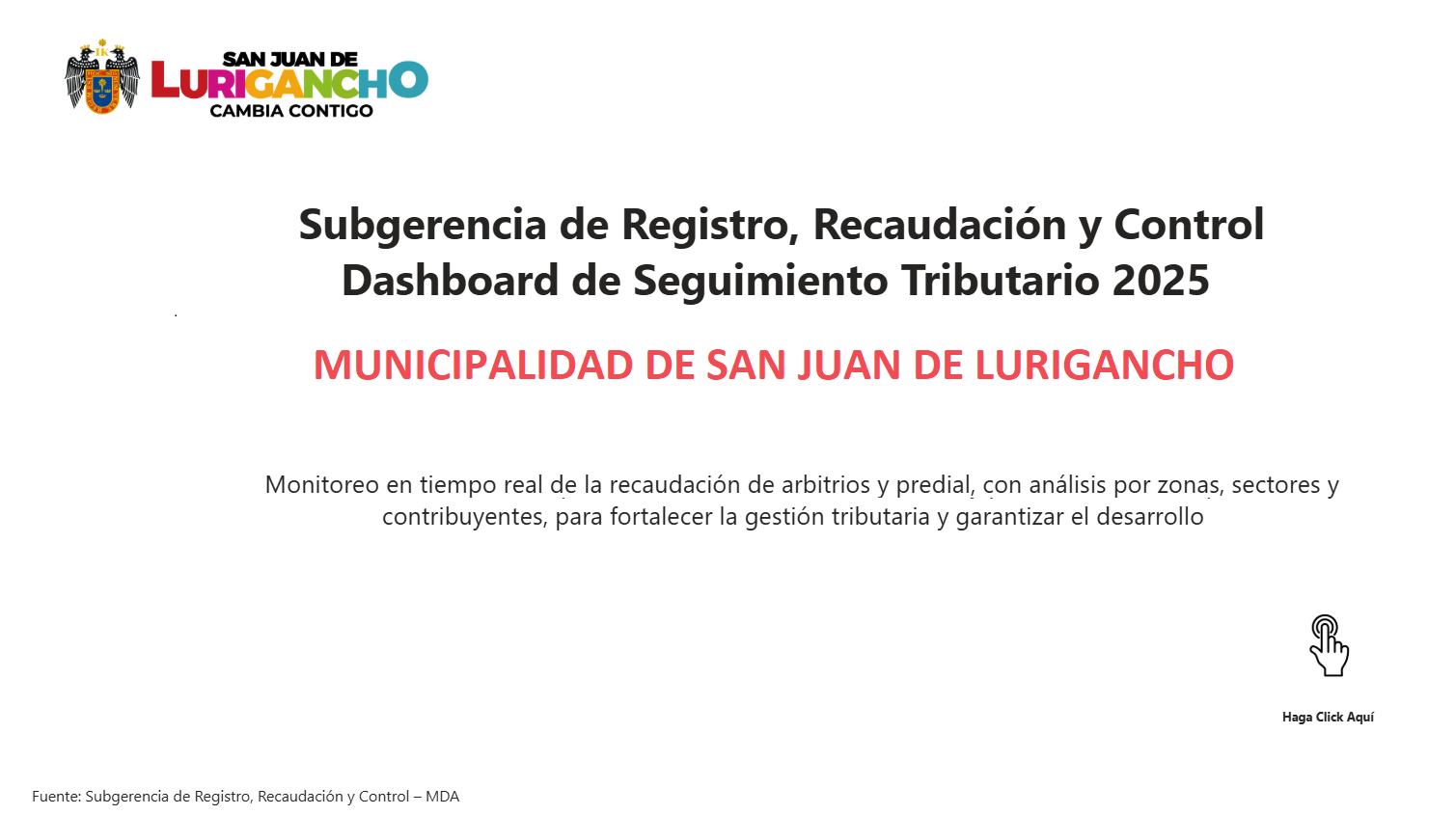 Dashboard SJL — Resumen